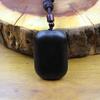 Natural Petrified Jujube Wood Tai Chi Bagua Pendant: Carry-On Accessory and Car Charm