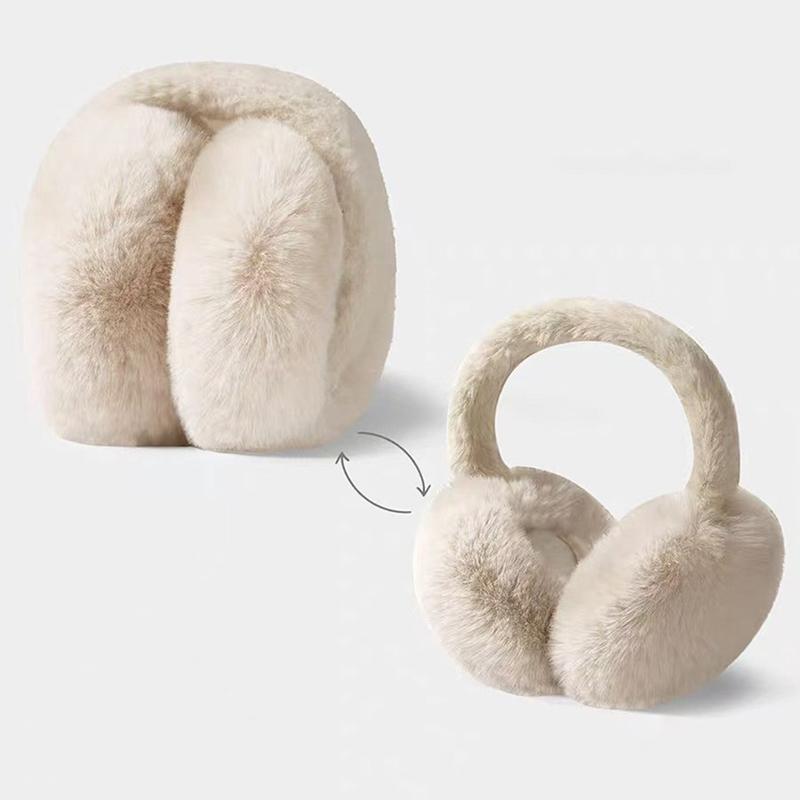Solid Soft Plush Ear Keep Warmer Winter Earmuffs For Women Men Outdoor Earflap Protection Ear-Muffs Ear Cover
