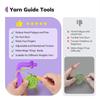 DIY Craft Crochetobe Crochet Holder Yarn Knitting Needle Stitches Yarn Tension Regulator 3 In 1 Crochet Hooks Kit