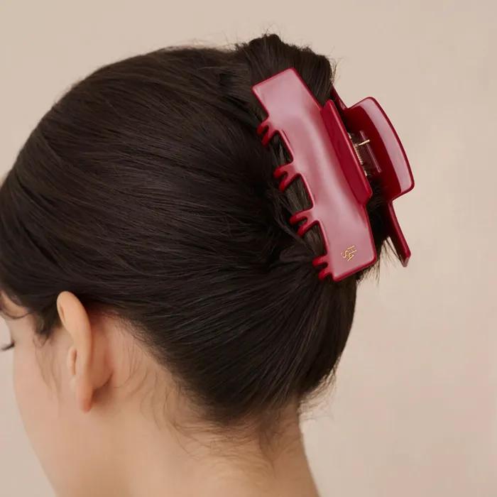 HU002 Square hair claw clips