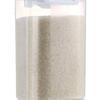 Rice Storage Barrel 2KG Capacity BPA Free Airtight Cereal Container with Measuring Cup Lid for Grain Flour Nuts