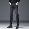 Loose Youth Straight Men's Slim New Large Size Casual Elastic Trendy American Autumn And Winter Jeans For Men