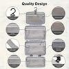 Four-fold Multi-compartment Hanging Storage Bag, Large Capacity for Organizing Cosmetics, Skincare Products, and Makeup Tools