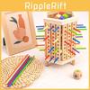 Wooden Stick Montessori Puzzle Toy For Kids Educational Game Board Fun Activity