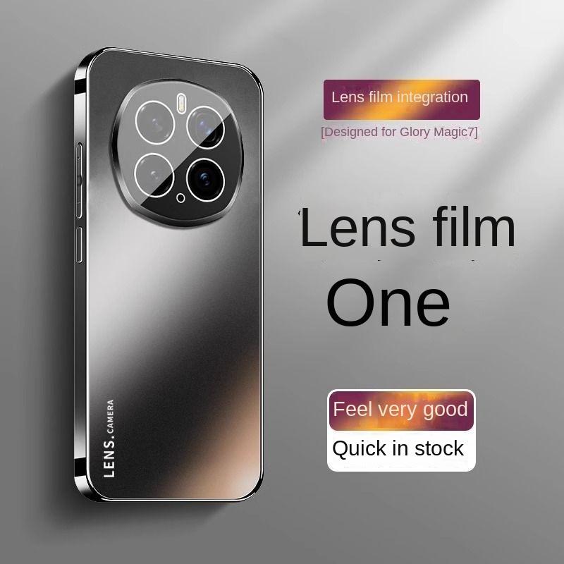 For Huawei Honor Magic 7 Pro Case Hard AG Matte Plating Lens Protective Back Cover Cases For Honor Magic 7 7Pro Phone Shell