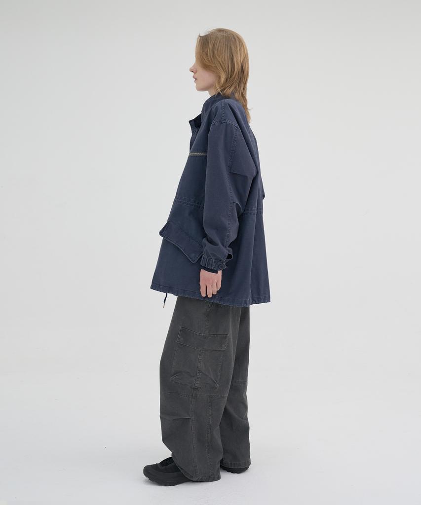 Knouun Faded Filed Jacket (Navy)