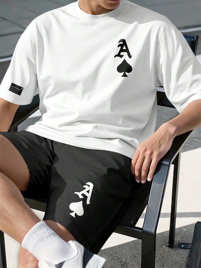 2026 Sommer Herren Sportbekleidung Kurzarm T-Shirt Anzug Zweiteiler Outdoor Reisekleidung Übergroße Herren Shorts Trainingskleidung