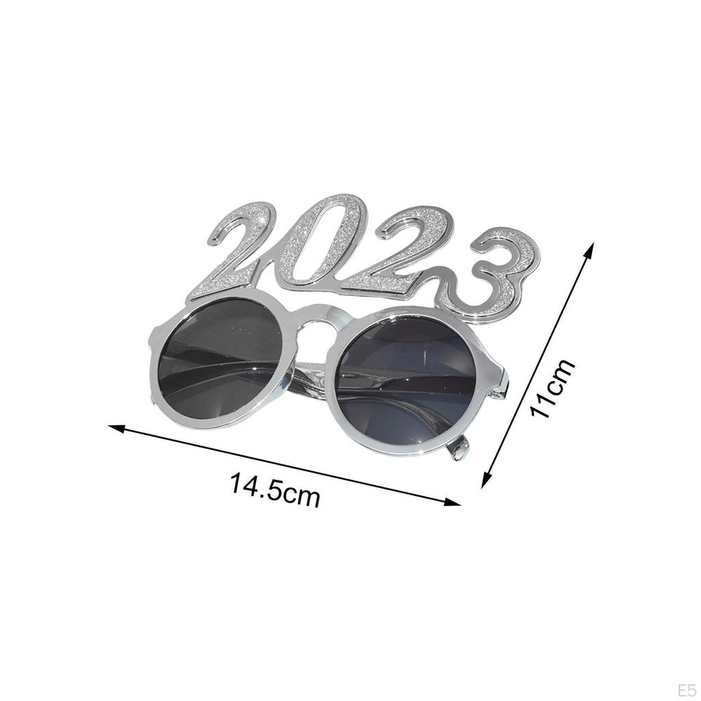Funny Glasses,Eve Party Supplies Decorations Photo Prop,New Years Glasses for Celebration