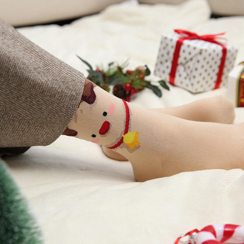 Monglemas Women s Christmas Socks Santa