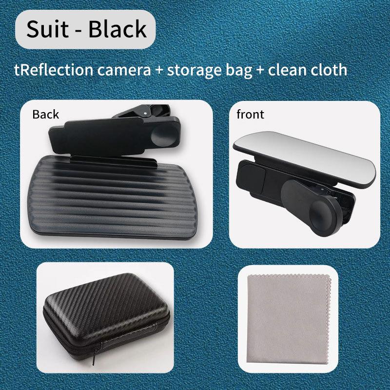 

Комплект зеркального крепления для камеры смартфона с регулировкой угла наклона, съемка с отражением, наружная камера, селфи-артефакт