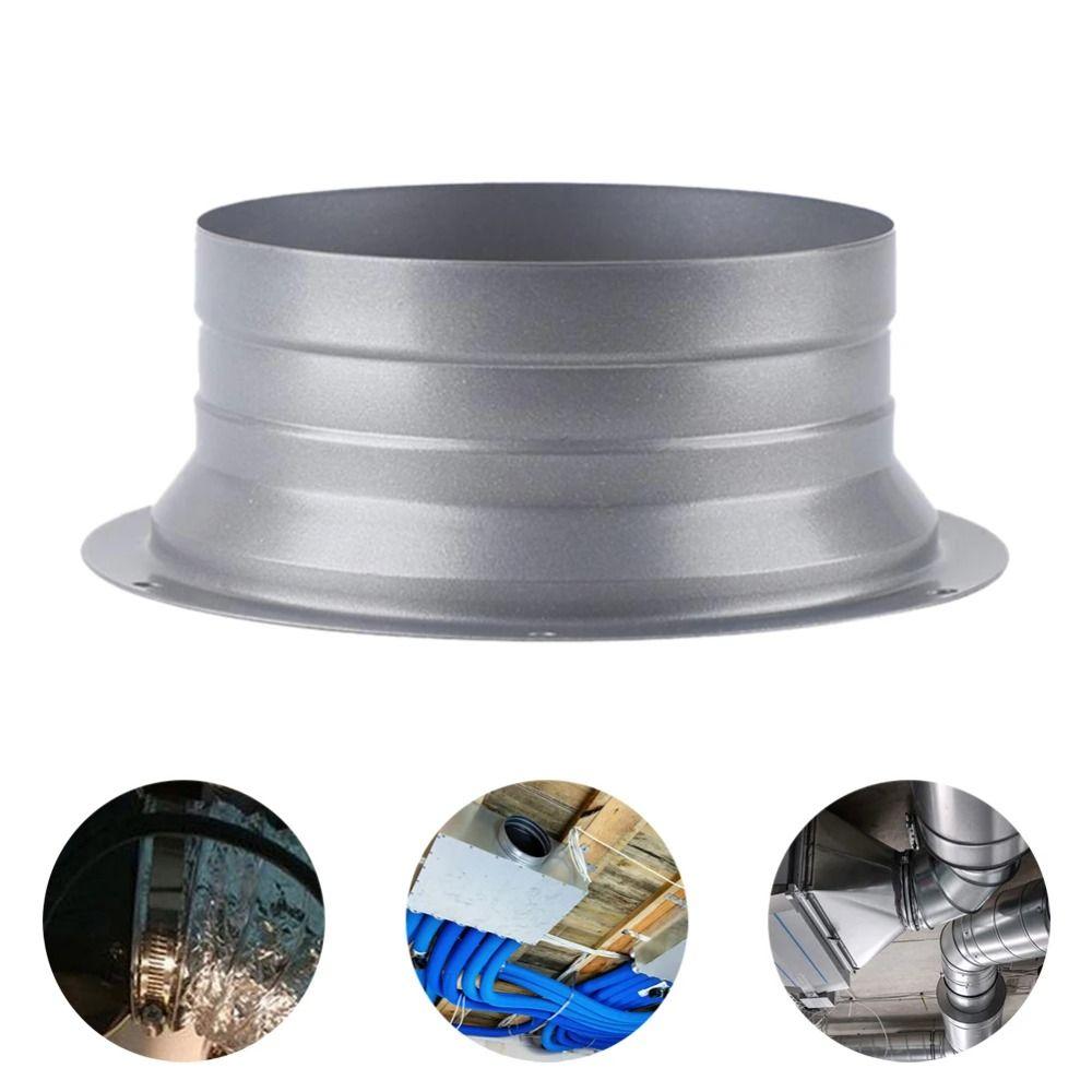 

75-300mm Bevel Flange Adapter Round Air Vent Duct Flange Exhaust Air System 120mm