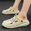 Outdoor Garden Clogs Summer Slippers For Men Couple Casual Shoes Luxury Sandals Comfort Home Soft Slippers 40-45