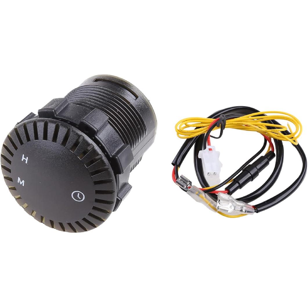 

Waterproof 12V/24V Auto Car Boat Motorcycle 24hours for Touch Digital Clock LED Display SUV Panel Electronic Clo Large Digital Clock for Seniors,