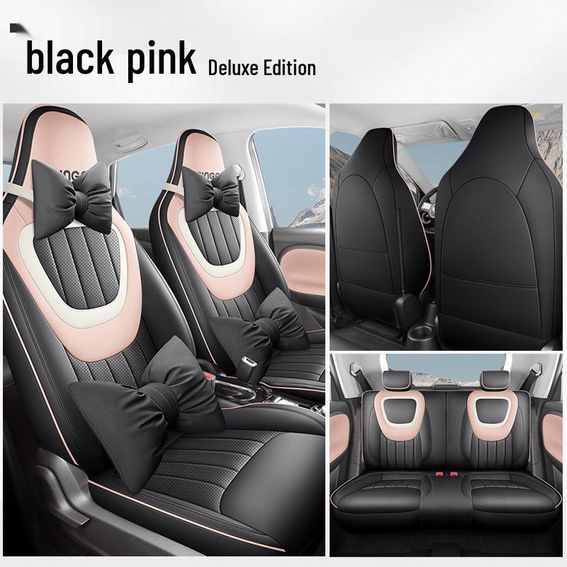 JS Wuling Bingo Car Seat Cushion Cover: Stylish, Sporty Leather for All Seasons