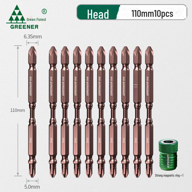 Green Forest Strong Magnetic Cross Head Electric Screwdriver Set