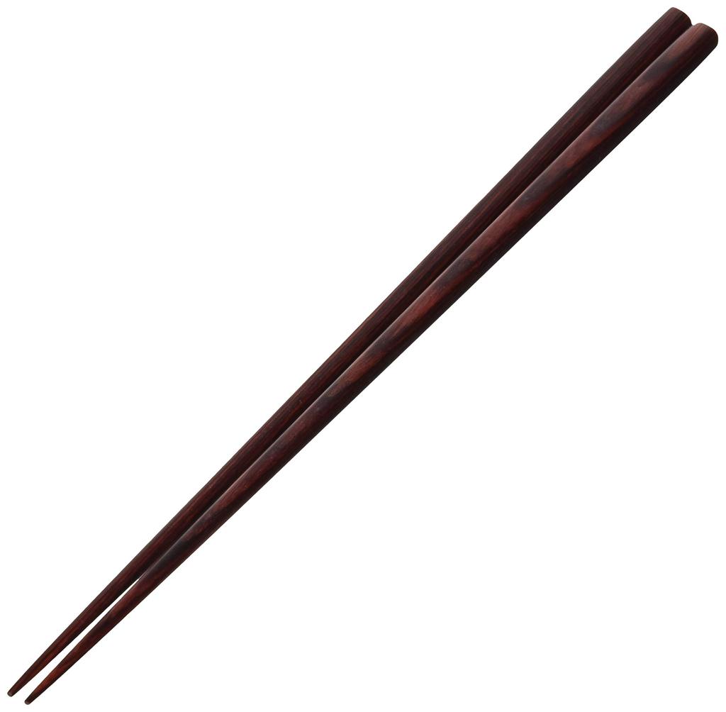 Yamashita Craft Birch Wood Tapered Vermilion Finish (Japanese-made) Chopsticks,
