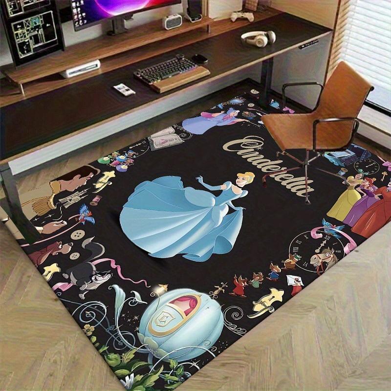 1pc,Cinderella Disney Princess Home Decor Rug Office Chair Mat Outdoor Carpet GiftH078