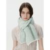 Simple Korean Version of the New White Edge Contrasting Scarf Wool Blended Shawl Women's Autumn and Winter Warm Sweet Student Scarf
