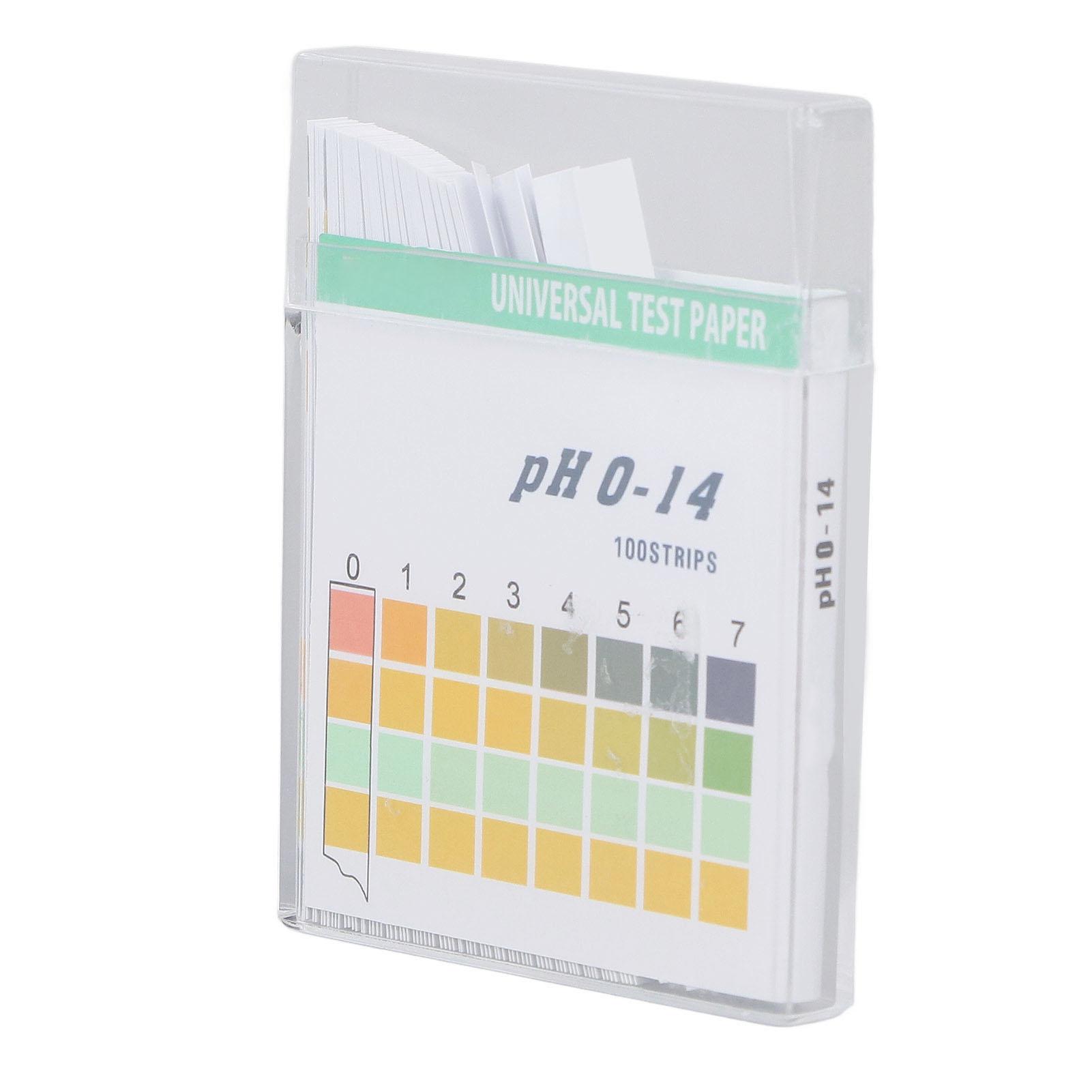 

100 шт. PH-бумага Профессиональные измерительные тест-полоски Точные Универсальные для Косметики Питья