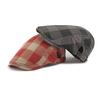 Women Peaked Cap Men's Plaid Beret Spring Autumn Forward Cap Outdoor Sunshade Cap