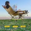 OIMG Portable Folding Camping Recliner with Footrest