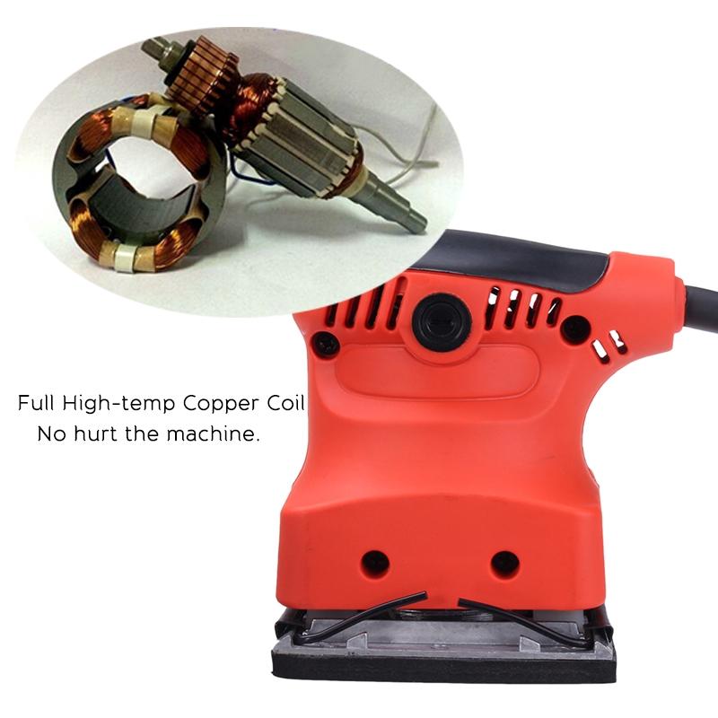 Polishing Grinding Waxing Machine 220W Random Orbit Sander Grinder Pneumatic Polisher Car Paint Care Tool New