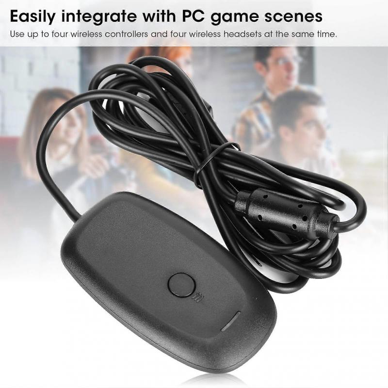 Wireless Game Controller, USB Gaming Receiver Adapter Gaming Controller, PC Receiver Gaming Controller Wireless Adapter Console