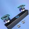 Desktop Speaker BT5.0 2 Channel Sound Enhances Bass Response Space Saving LED Illuminating Control Knob