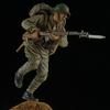 1/35 resin figure unpainted model kit, military theme, Soviet soldier, unassembled and unpainted GK MODEL