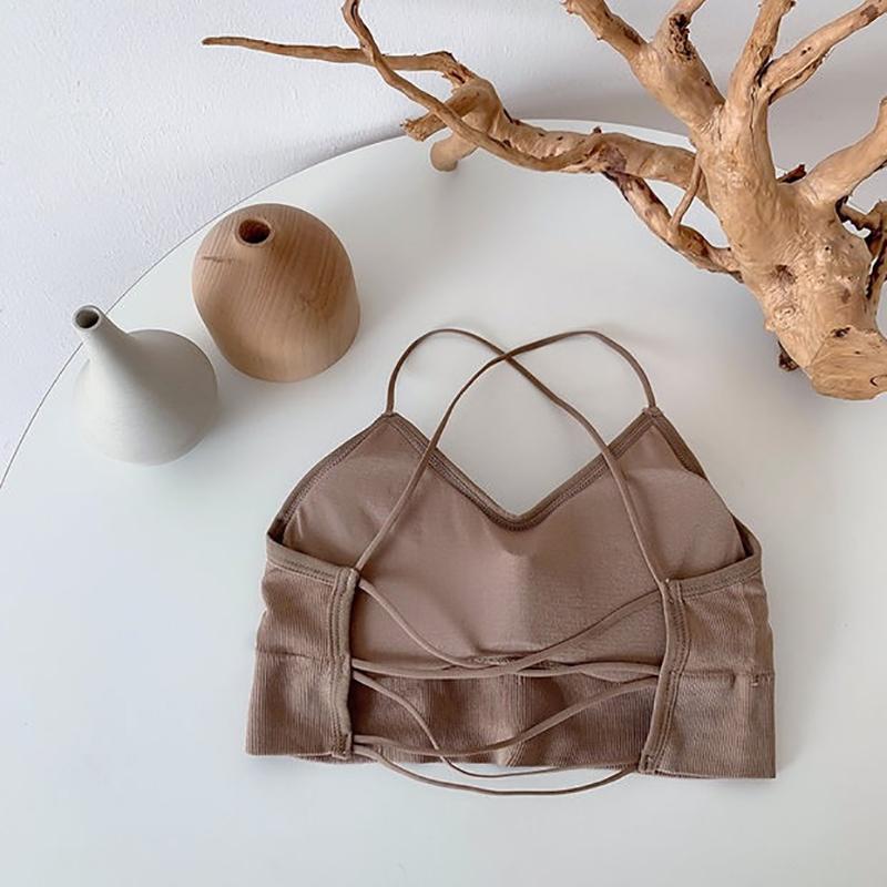 Biustonosz sportowy Fitness Top Biustonosze oddychające Biustonosz sportowy damski z ramiączkami krzyżowymi Top Biustonosz sportowy push-up Biustonosz sportowy Gym Crop Top Biustonosz