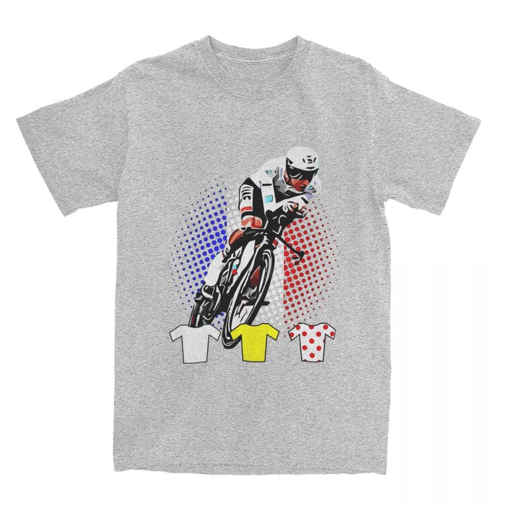 Tadej Pogacar Tričko Pánské Vintage Tour-De-France Bavlněná Trička Letní Prodyšná Harajuku Trička Ležérní Oversize Oblečení