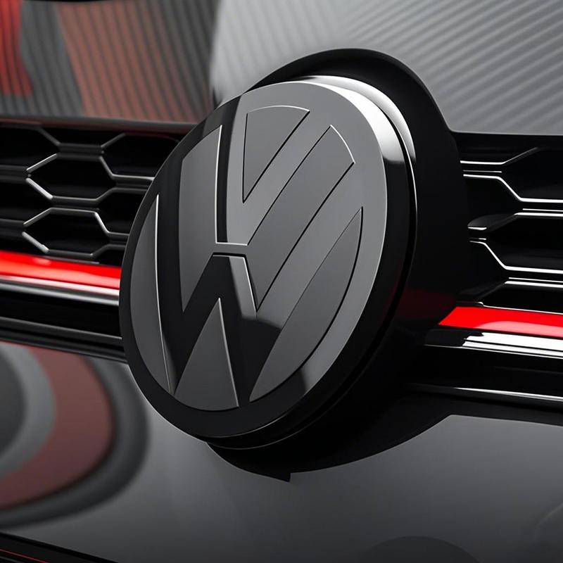 For VOLKSWAGEN VW 1/2Pcs Car Front Radiator Grille Logo Cover Rear Trunk Stickers for VW Volkswagen Golf 6 MK6 Golf 7 MK7 7.5 MK