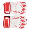Professional MMA Fingerless Gloves PU Leather Punching Bag Sanda Boxing GlovesWhite Bottom Red Claw