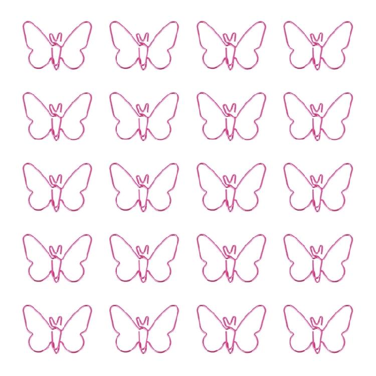 

20Pcs Elegant Butterfly Design Metal Paper Clip For Organizing Files Notebooks Albums Office School Use Decorative Clips 1