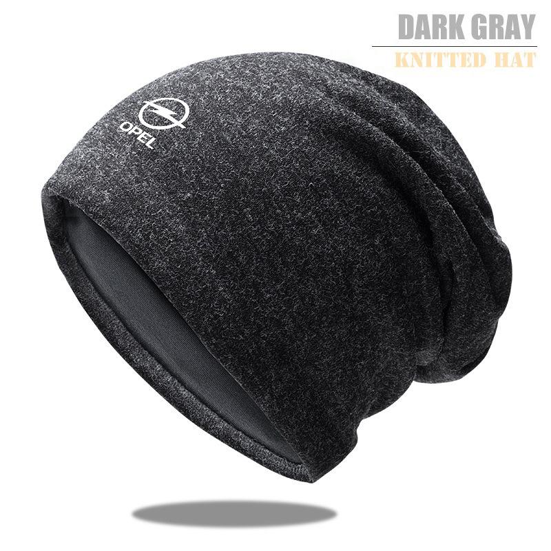 

Men s Women s Hip Hop Cap Unisex Beanie Knitted Hat Fleece-lined Windproof Hats For Opel Astra Insignia Corsa Zafira car sticker темно-сірий
