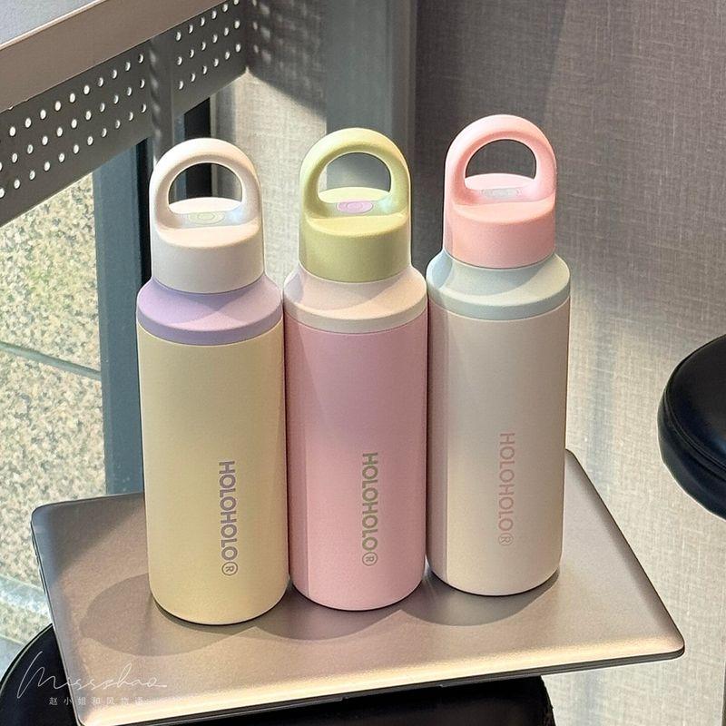 Holoholo Click Cup Girls' Sports Cup Good-looking Portable Outdoor Stainless Steel Large Capacity Vacuum Cup