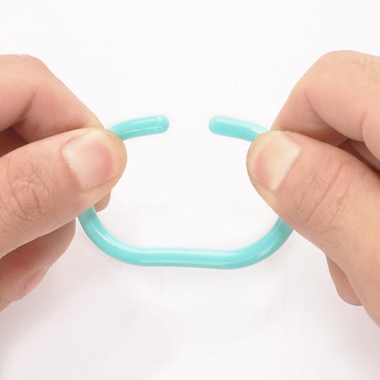 12Pcs Shower Curtain Hook Heavy Duty Universal Bathroom Shower Rod C-shaped Ring Hanger