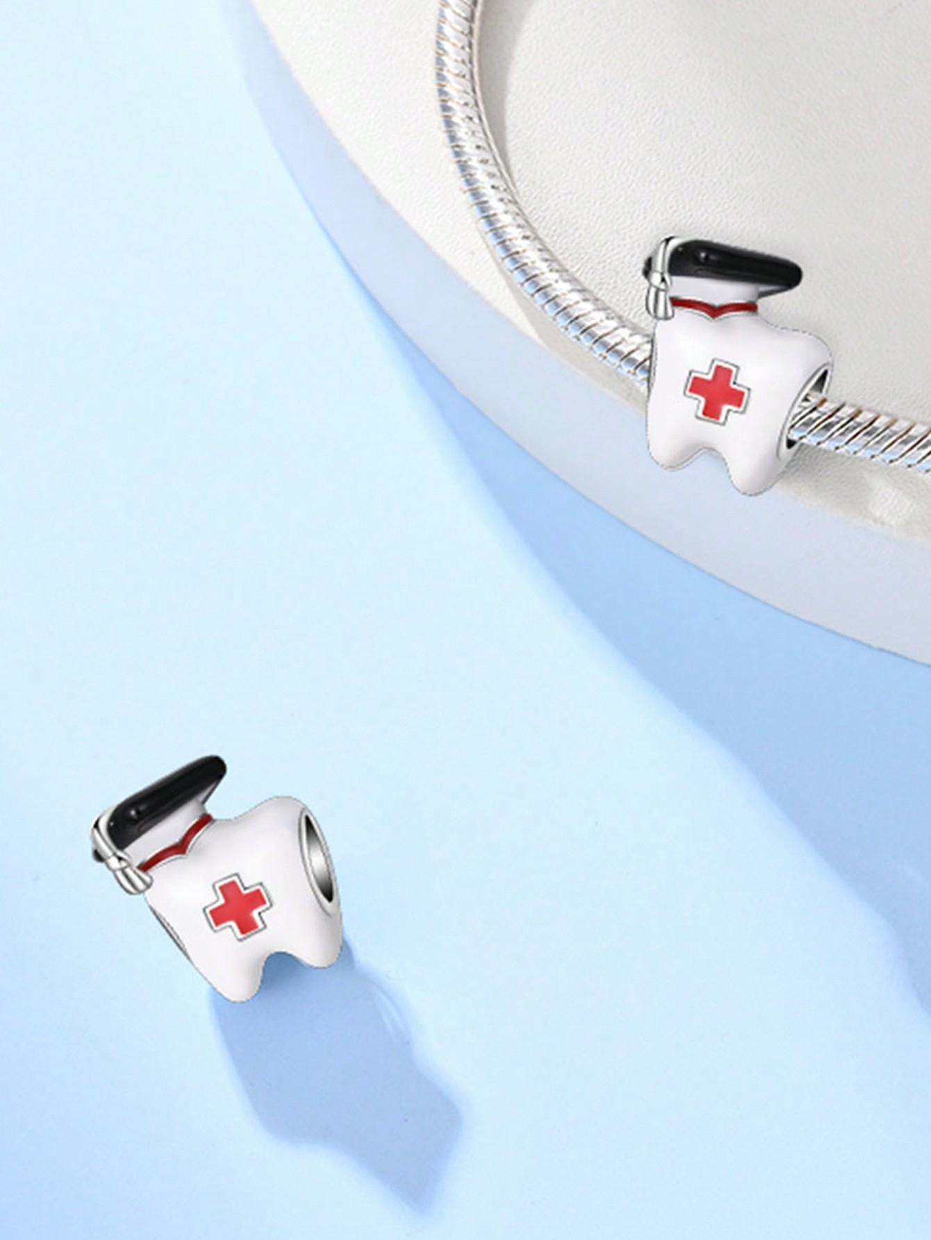 

Medicine box virus capsule Bead Charms Charm copper Plated Compatible With Charm Bead Charms copper Authentic Bracelets for Jewellery Making Do It You