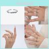 Fashionable Adjustable Open-circle Ring For Women Chic Copper Jewelry With Trendy Design