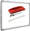 Eclet Non Magnetic 1.5 X 2 Feet Double Sided White Board Front Side Whiteboard Marker Surface And Back Side Chalkboard S