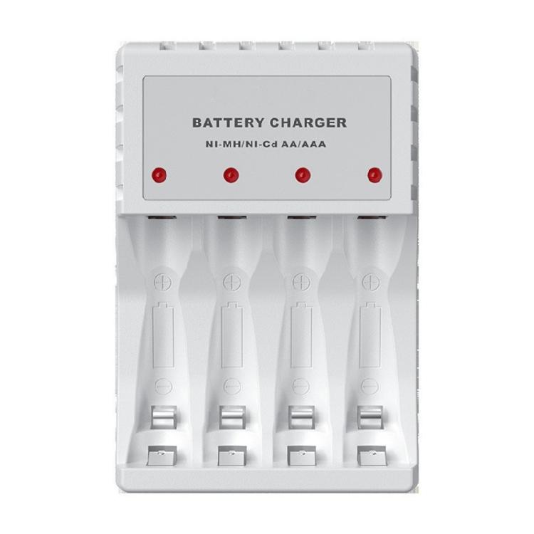 Compactly AA 3A Battery Charger Charging Hubs With USB Port And Individual Slot Charging Capability Auto Stop Function