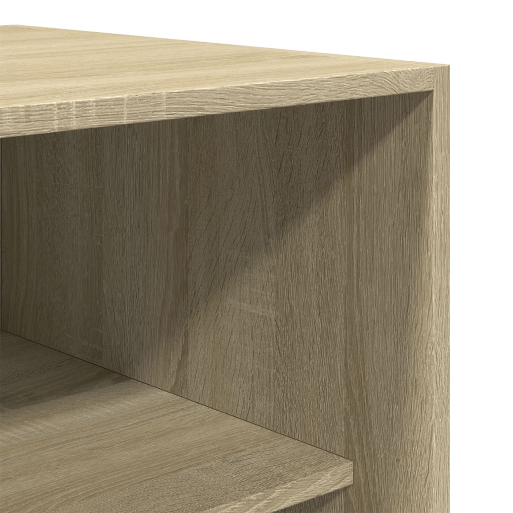 Wardrobe in Sonoma Oak Finish 100 x 50 x 200 cm Engineered Wood