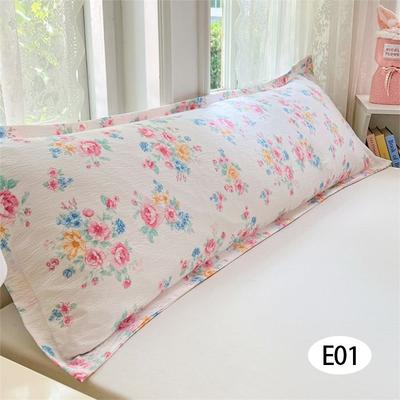 1PC 48x74/120/150/180cm Cotton Floral Body Pillowcase Rectangle Long Pillowcase Home Pillow Slip Bed Home Decoration