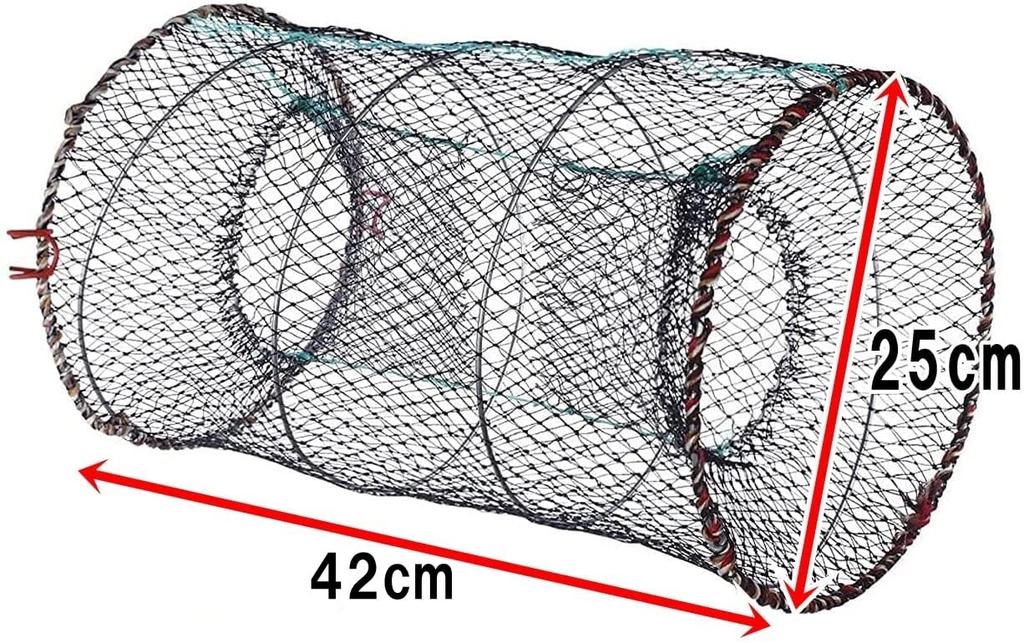 MBK Small Fish Capture Mondori X Secure Left and Right Penetration Just Add Bait and Easy Compact Perfect for and More of Cage, (25cm 47cm), Capture,