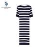U.S. POLO ASSN. Striped Knit Polo Dress