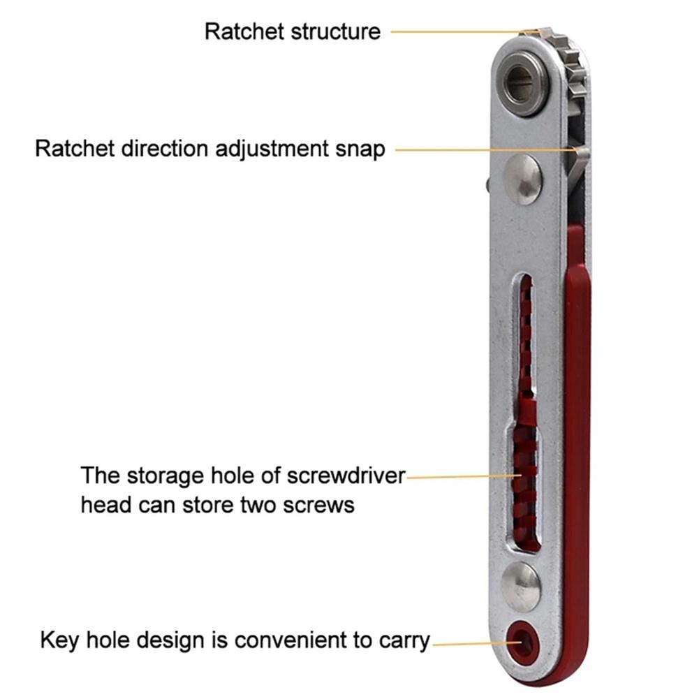 Ratchet Screwdriver Set 21pcs with Narrow Space Bits and Sleeve for Tight Space Repairs and Mechanical Assembly Use