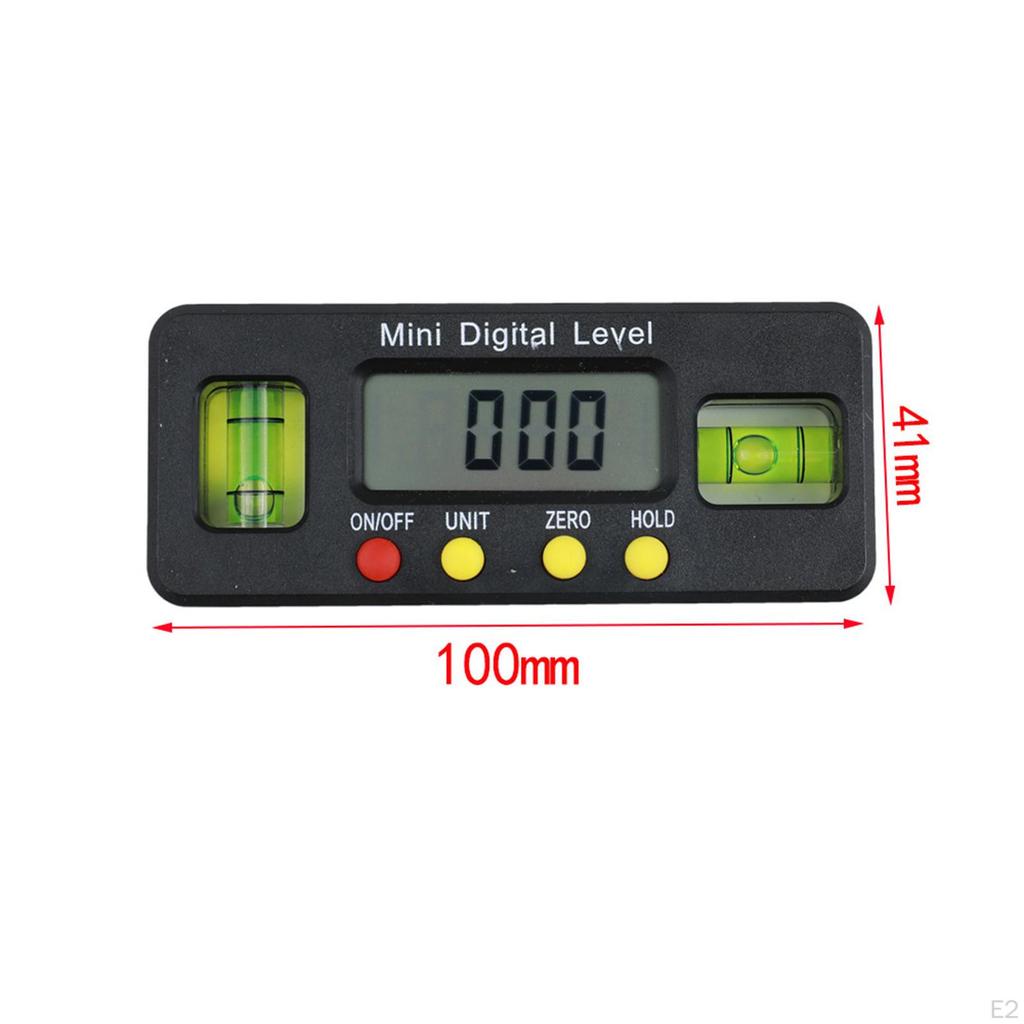 4×90 Degree Digital Inclinometer with Display, Precision Gauge, Angle for Woodworking And DIY