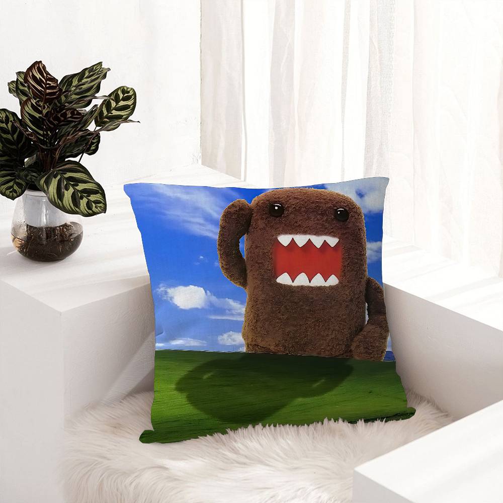 Cartoon D-Domo K-Kun Pillow Gift Home Office Decoration Bedroom Sofa Car Cushion Cover Case 45X45