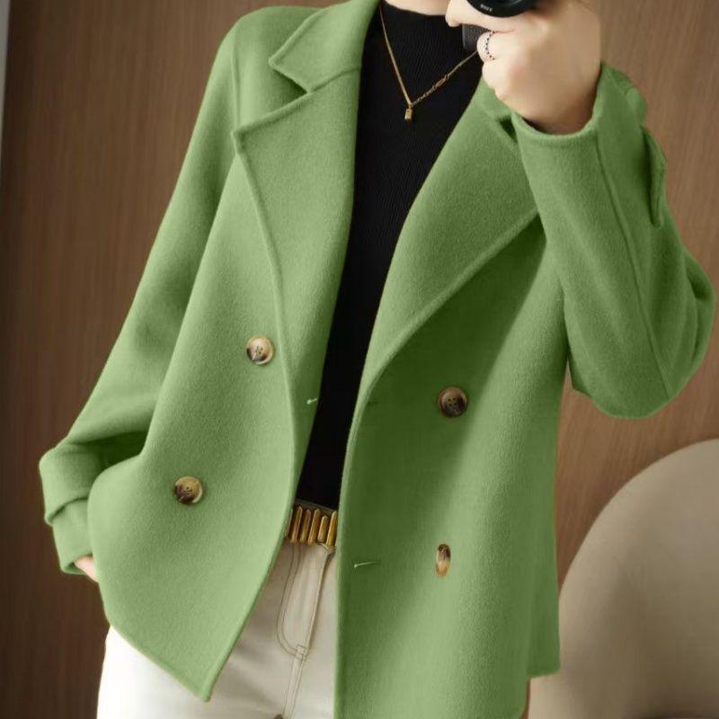 Short Woolen Coat Women's Autumn and Winter Fashion Casual Small Loose Outer Suit Collar