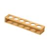 Bamboo Glasses Holder Base Serving Tray Shot Glass Dispenser Cup Rack for Home Restaurant Event